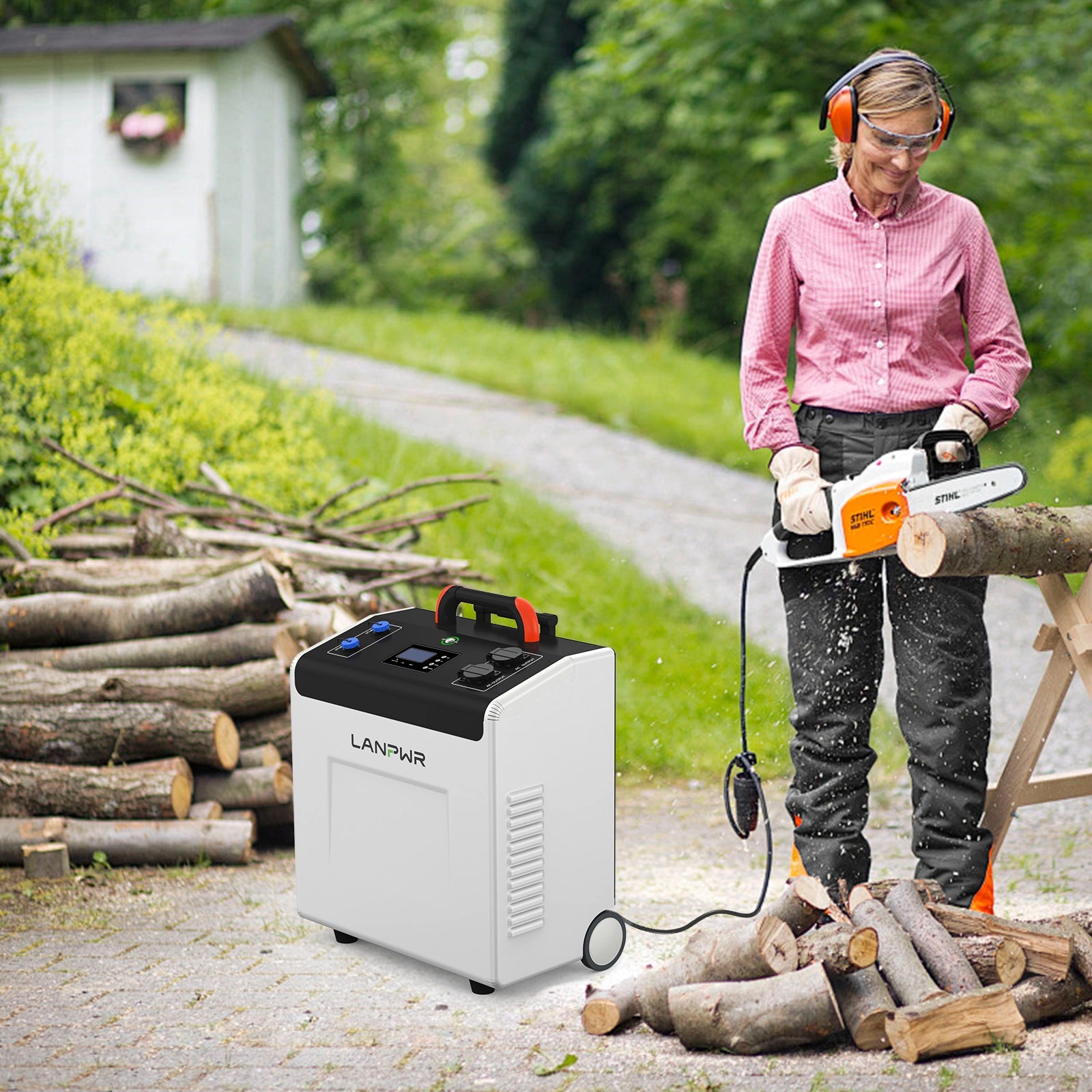 LANPWR 5kWh Power Kits | UBird Solar Power Station | 5000W 5120Wh Solar Generator