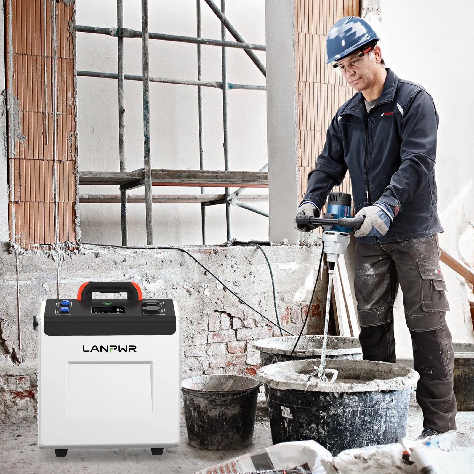 LANPWR 5kWh Power Kits | UBird Solar Power Station | 5000W 5120Wh Solar Generator