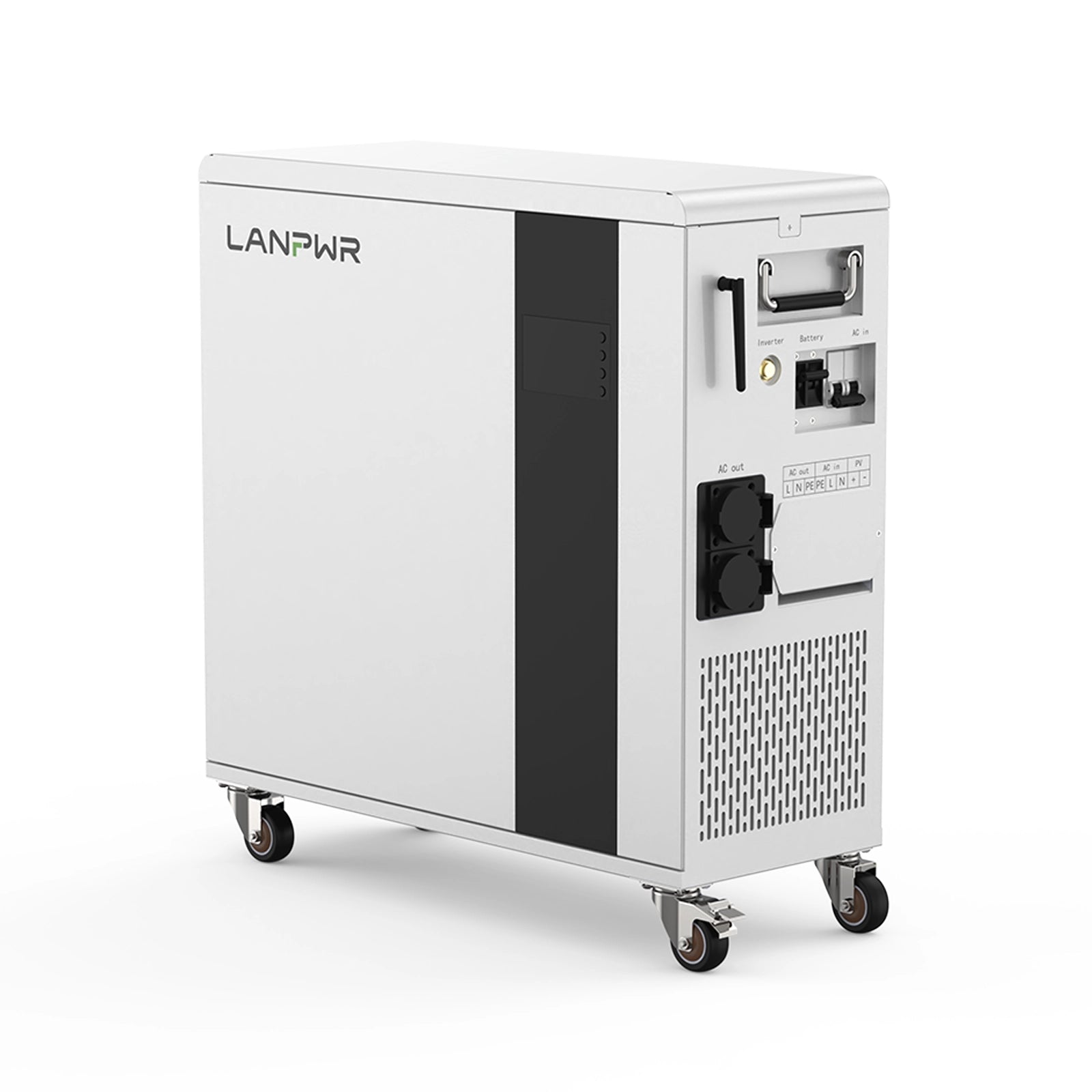 High-capacity solar generator for home emergency and camping use