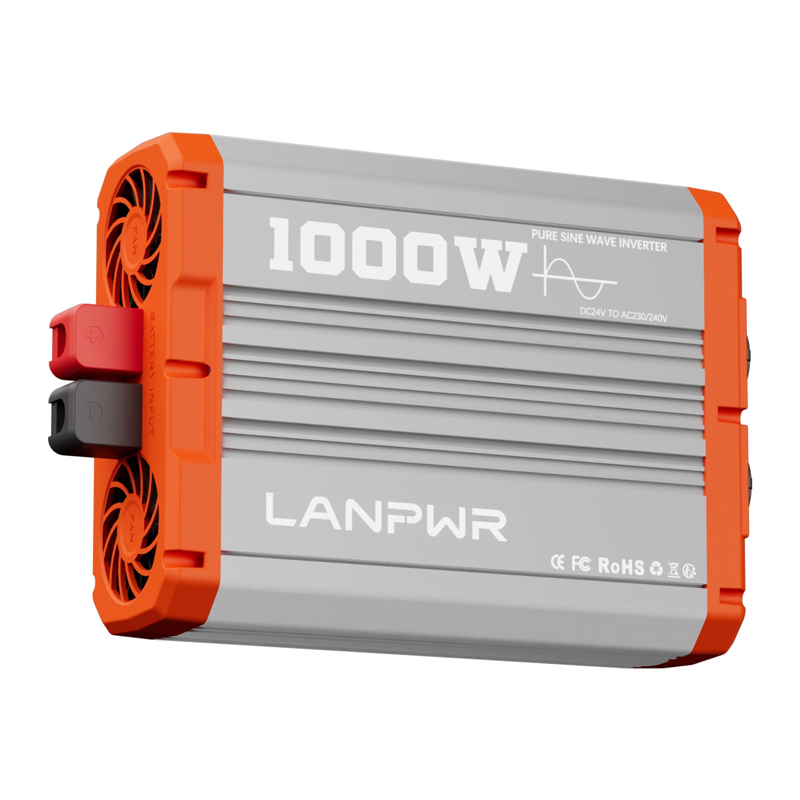 LANPWR 1000W 24V Pure Sine Wave Inverter