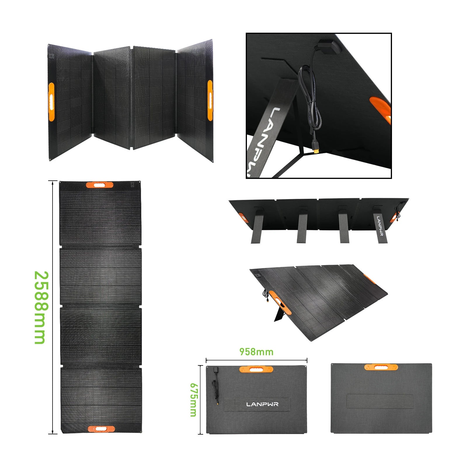 LANPWR 420W Lightweight Portable Solar Panel