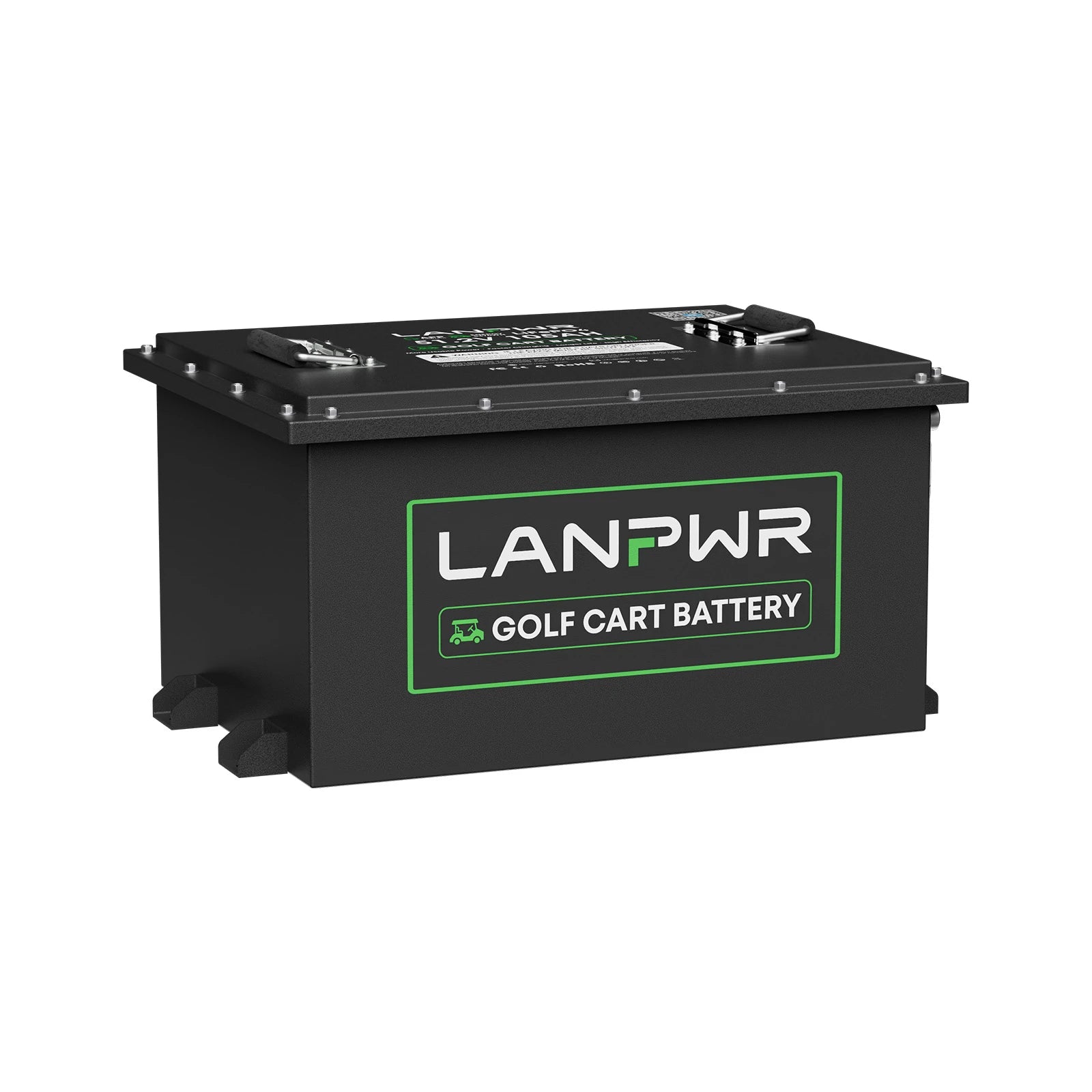 LANPWR 48V 105Ah Bluetooth LiFePO4 Golf Cart Lithium Battery, 200A BMS, Max 10.24kW Power